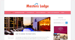 Desktop Screenshot of masterslodge.co.nz